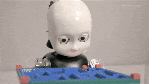 robot midjourney analysant un jeu
