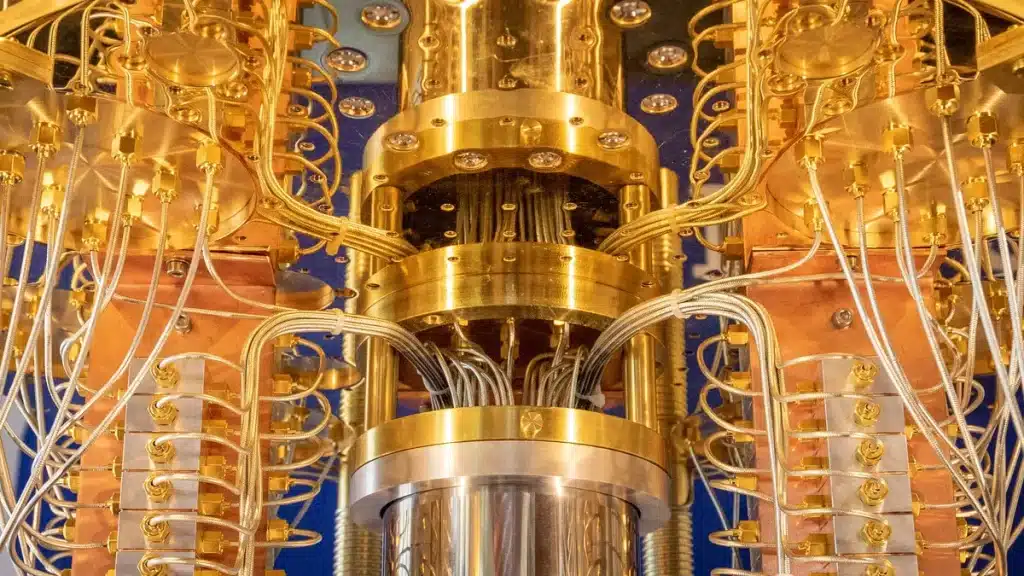 Intérieur d'un ordinateur quantique