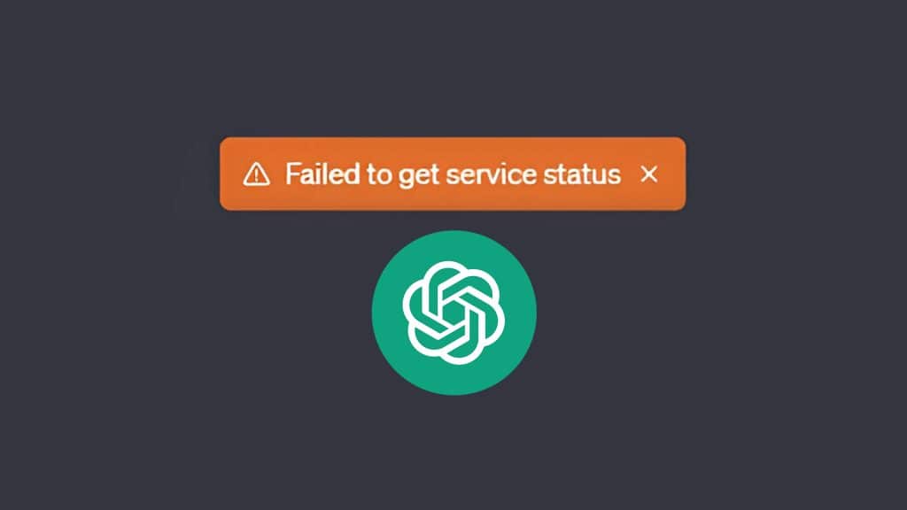 failed to get service status chat gpt error